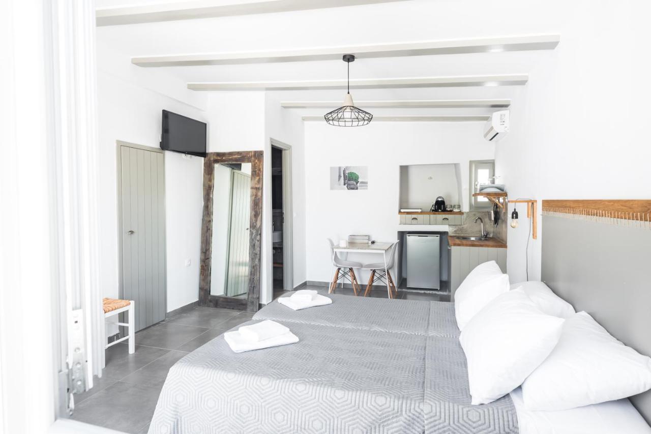 Ferienwohnung White And Grey Mykonos Town Exterior foto