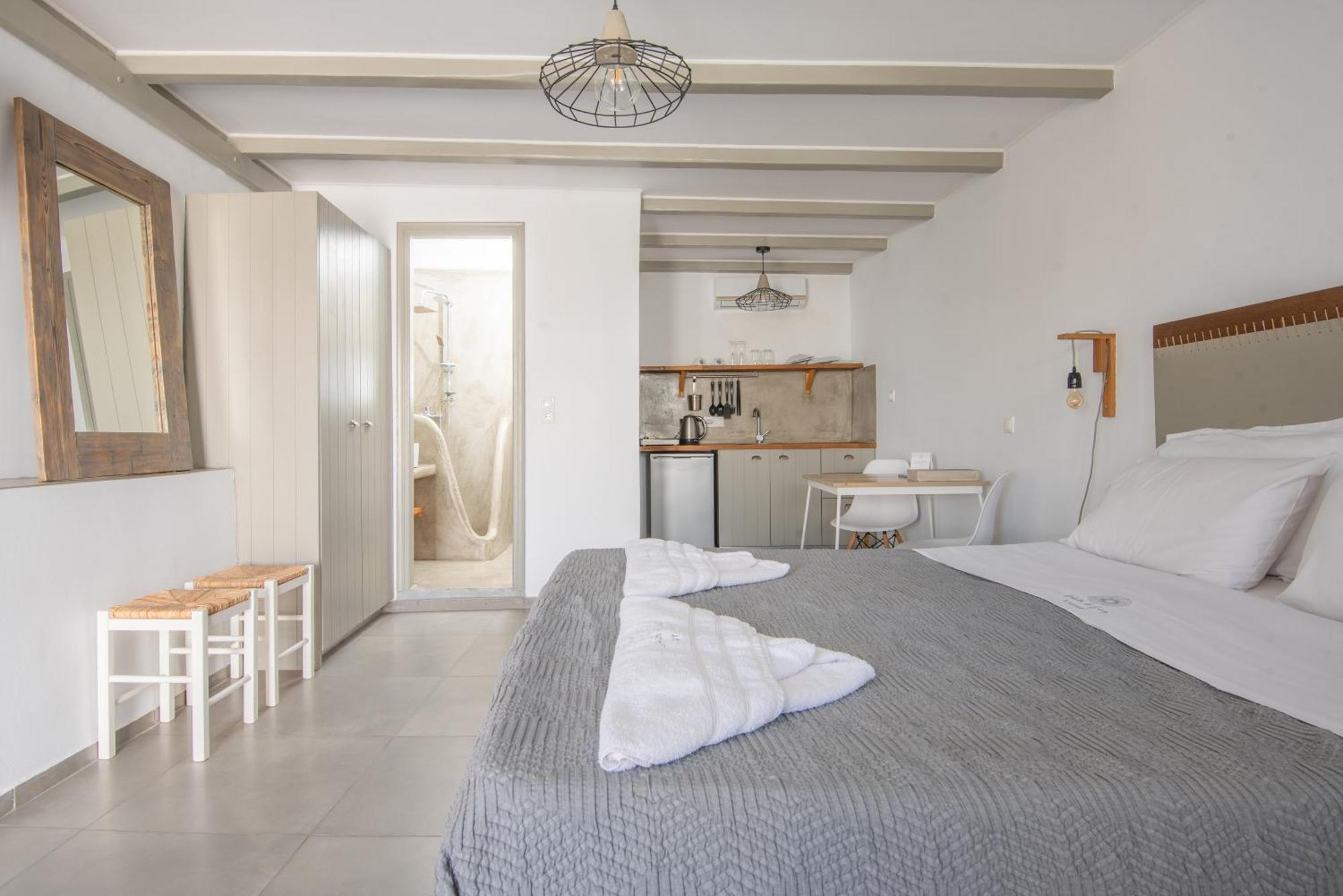 Ferienwohnung White And Grey Mykonos Town Exterior foto