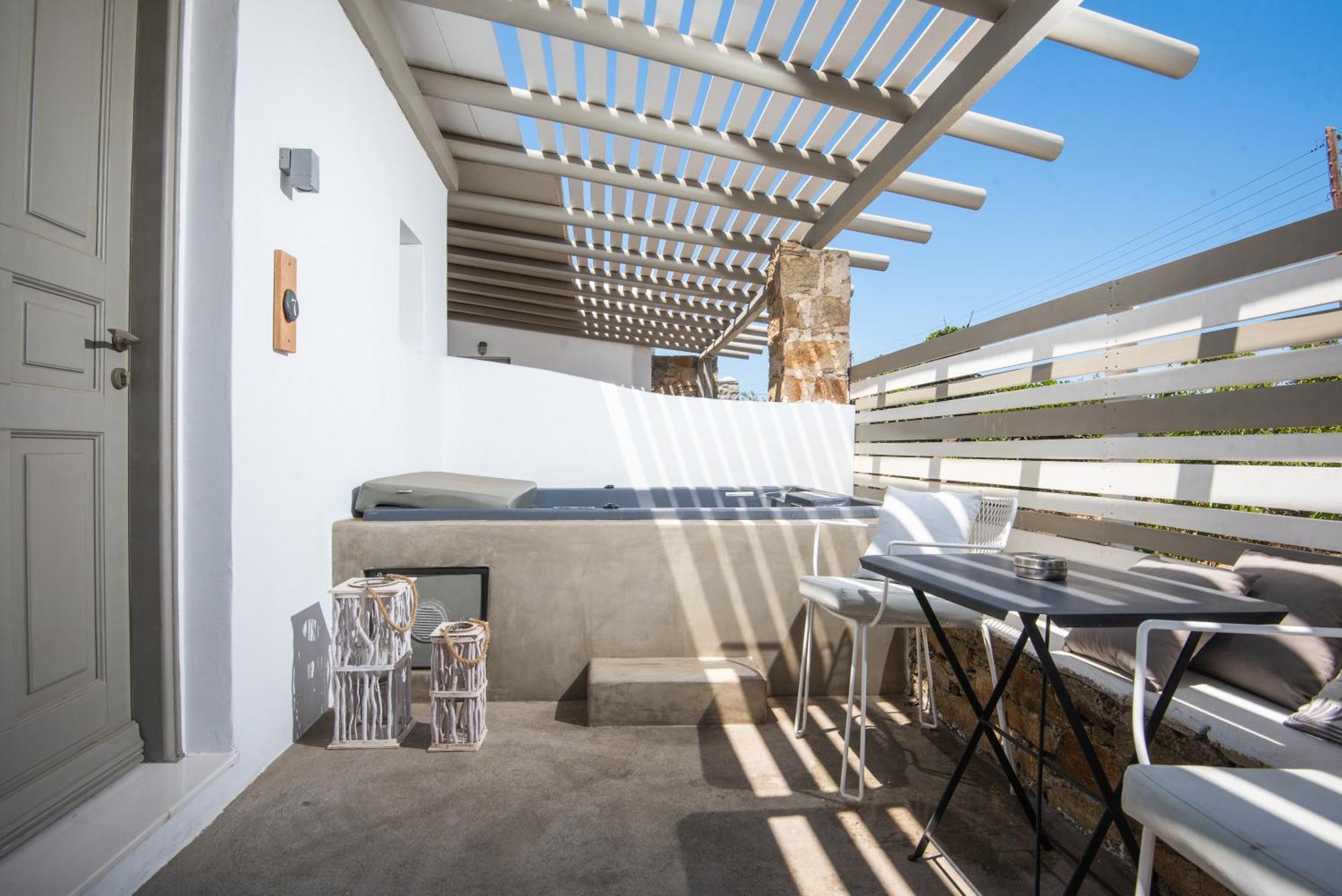 Ferienwohnung White And Grey Mykonos Town Exterior foto