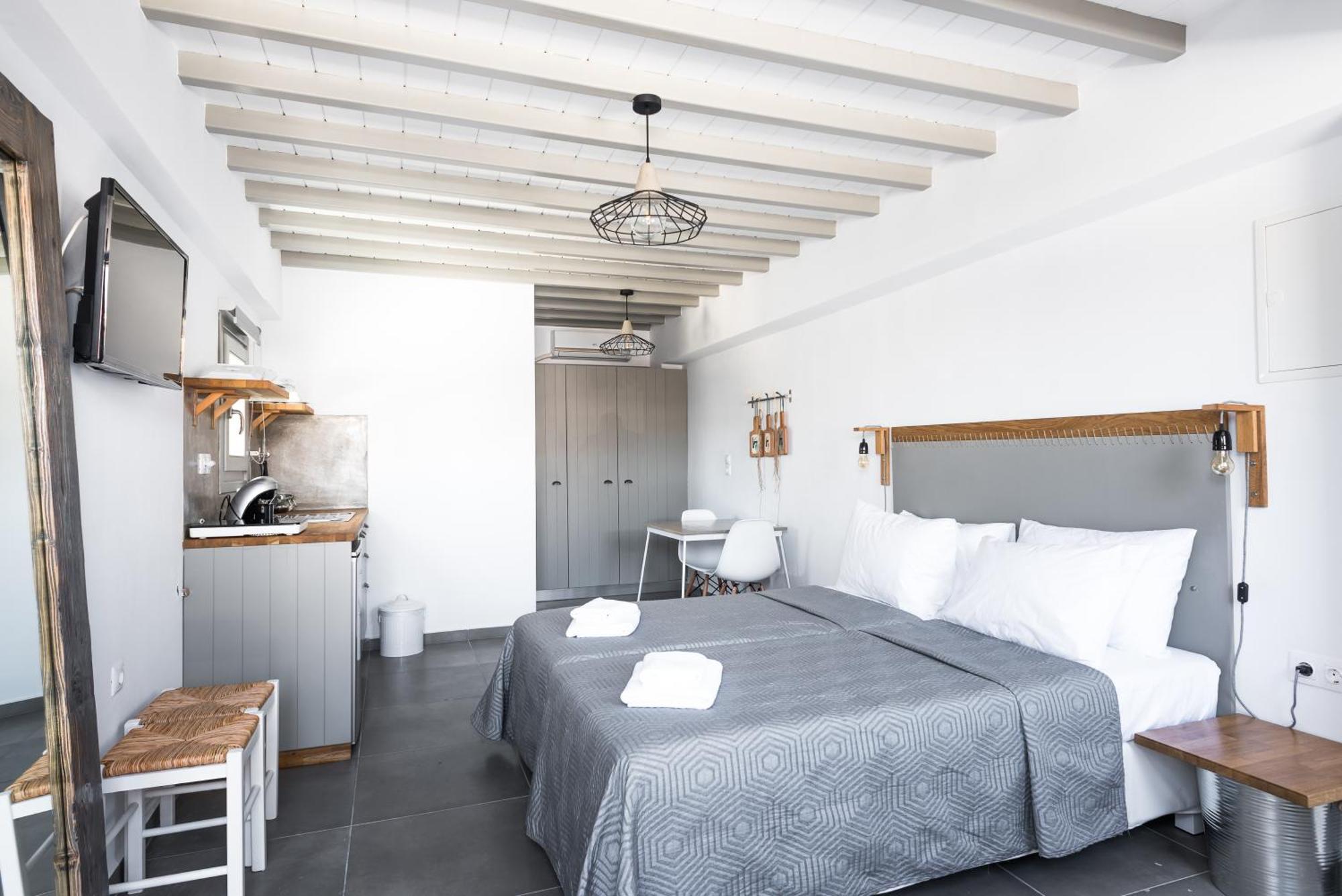 Ferienwohnung White And Grey Mykonos Town Exterior foto