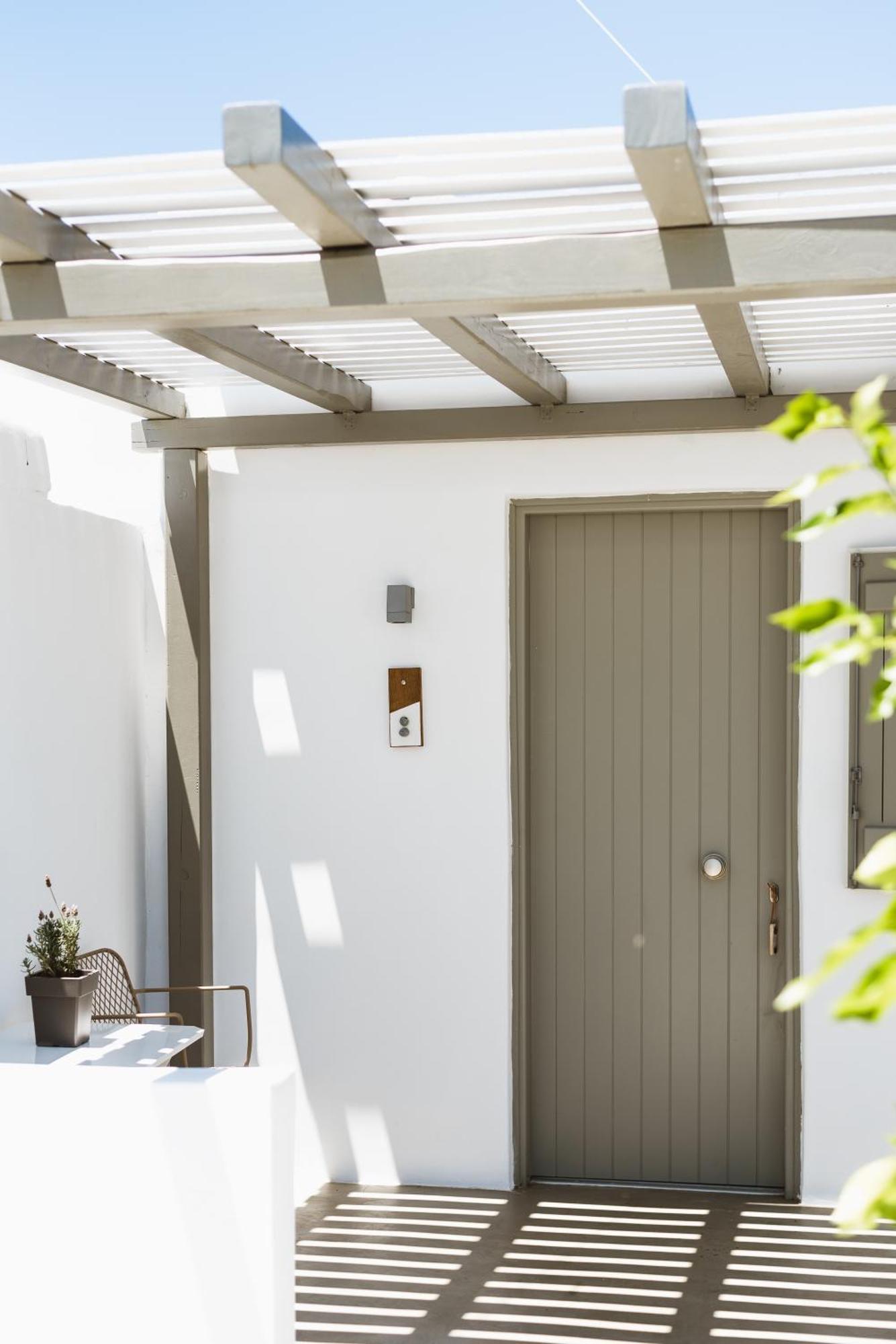 Ferienwohnung White And Grey Mykonos Town Exterior foto