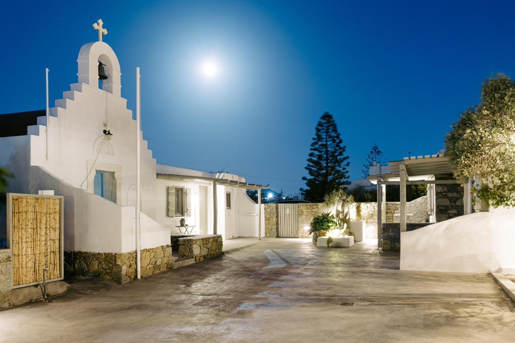 Ferienwohnung White And Grey Mykonos Town Exterior foto