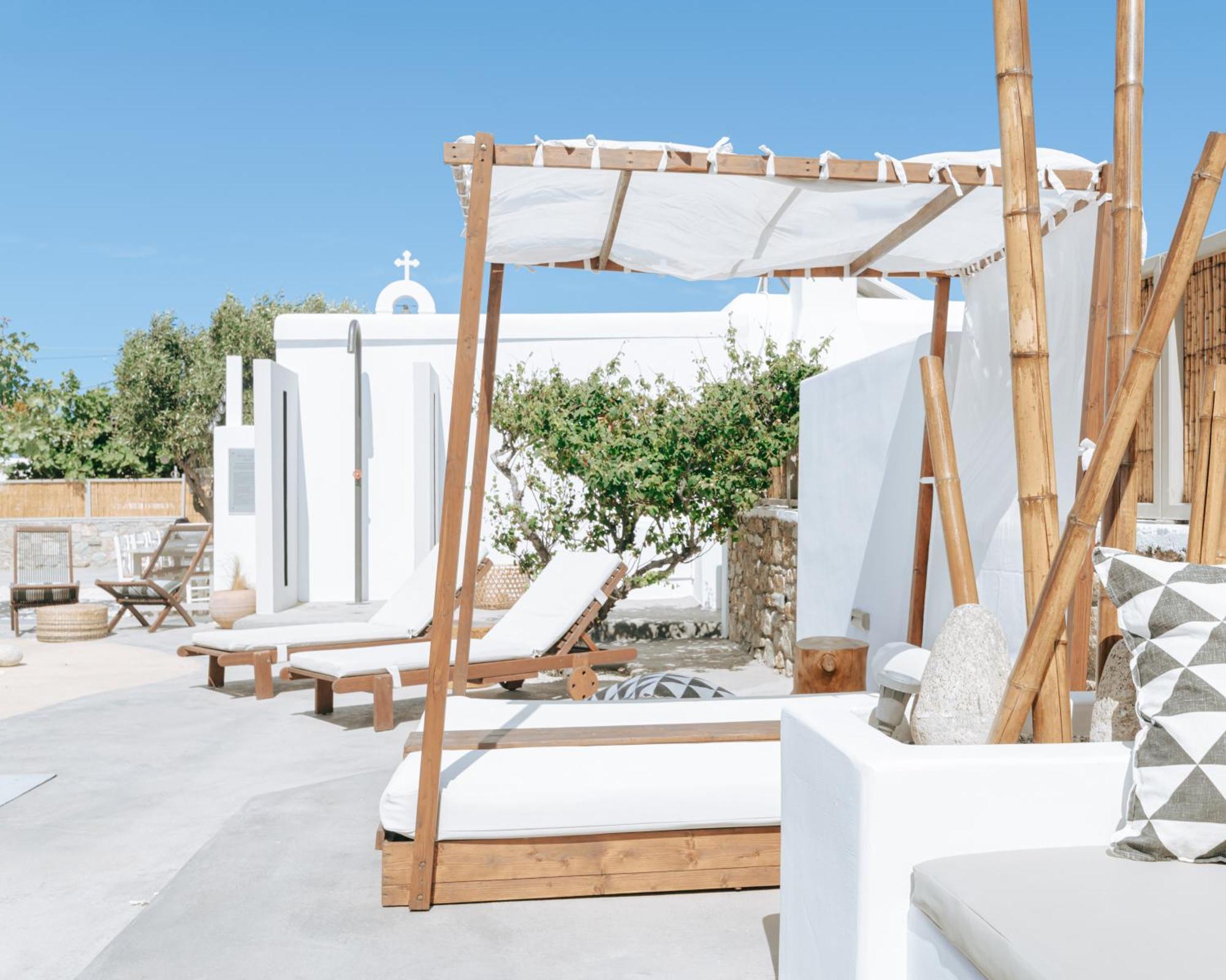 Ferienwohnung White And Grey Mykonos Town Exterior foto