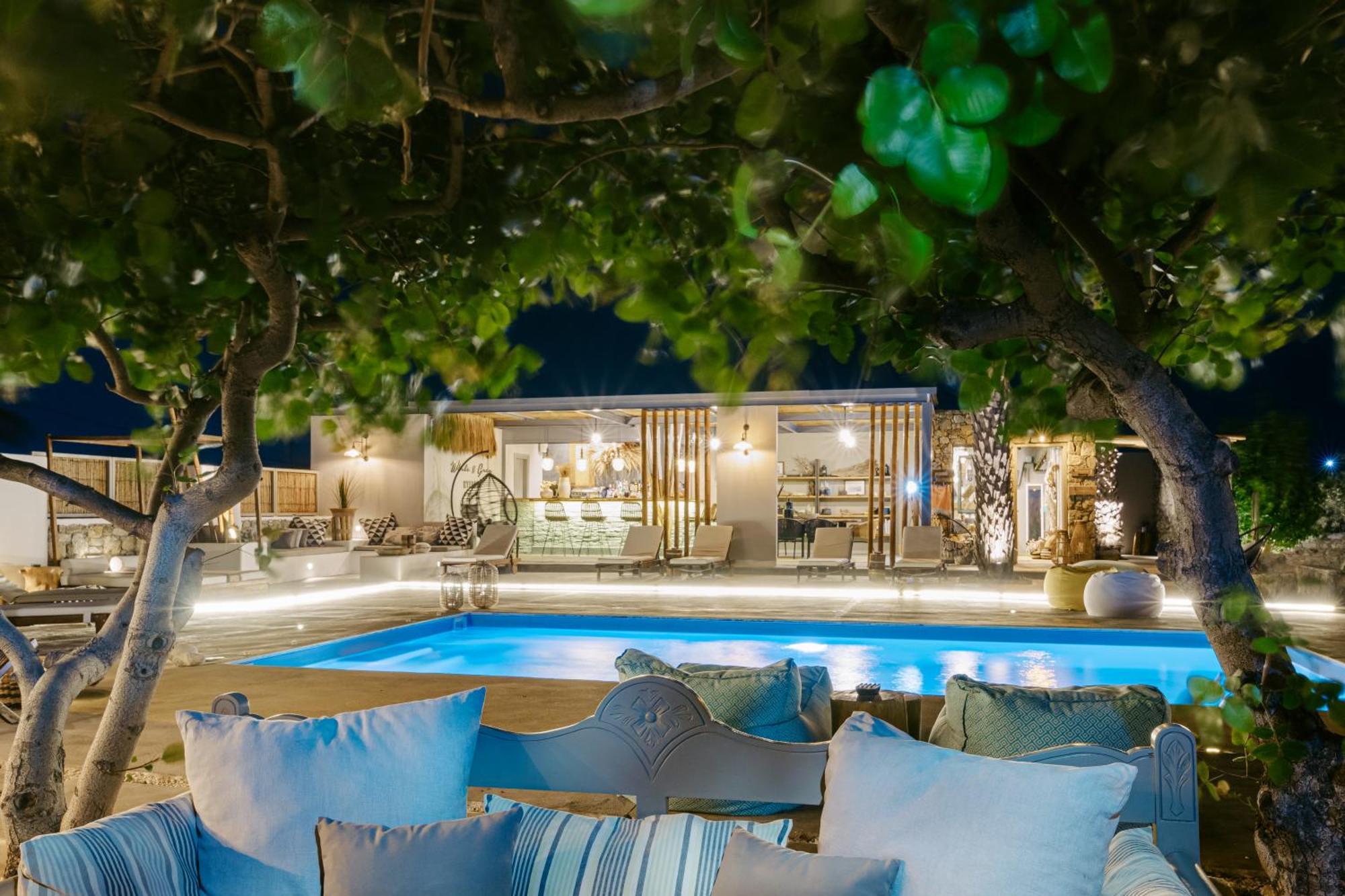 Ferienwohnung White And Grey Mykonos Town Exterior foto
