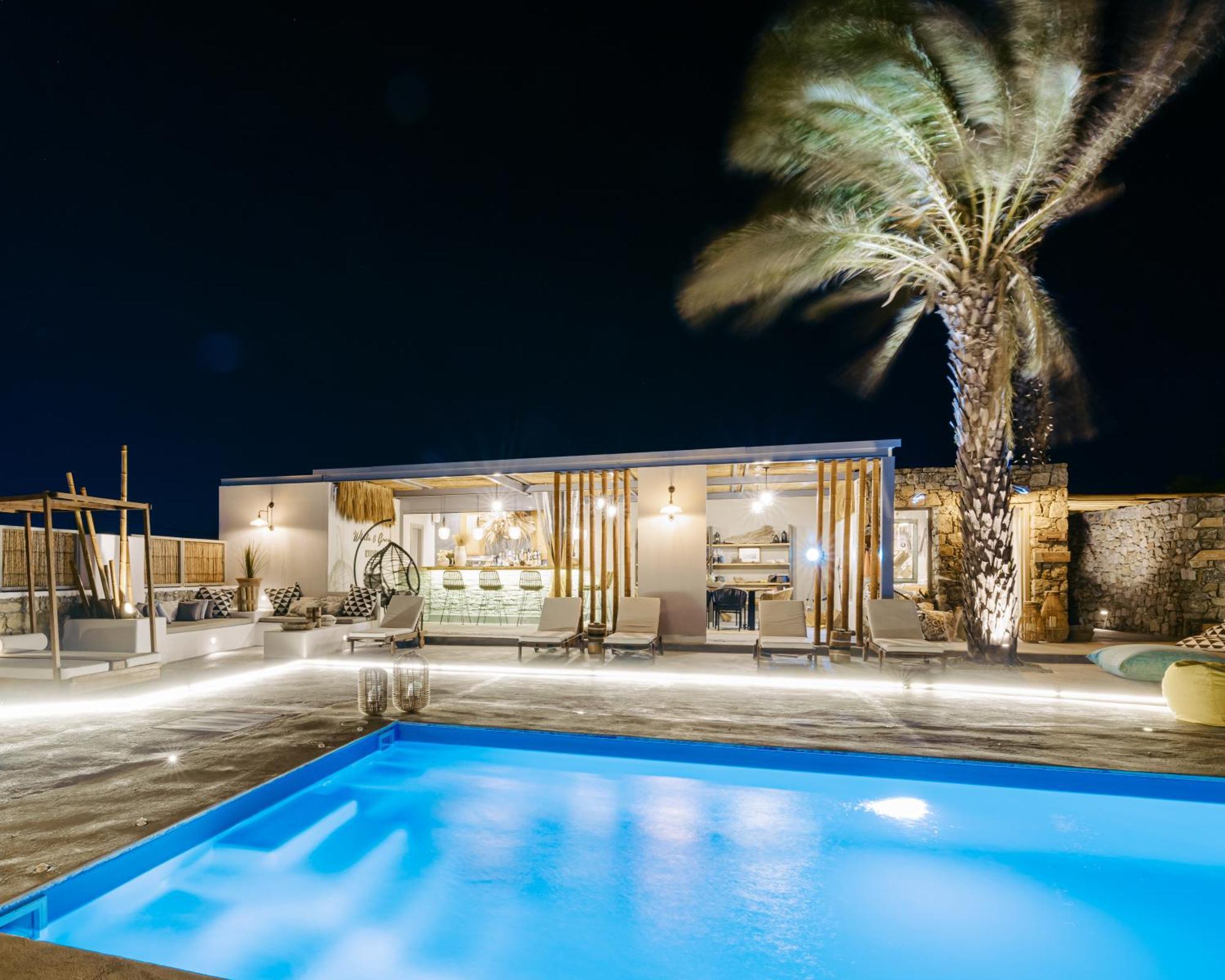 Ferienwohnung White And Grey Mykonos Town Exterior foto