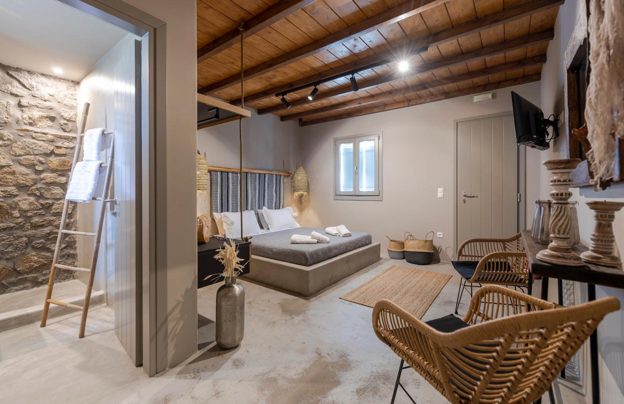 Ferienwohnung White And Grey Mykonos Town Exterior foto